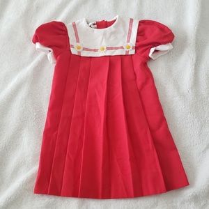 Rose Cottage Pleated Puff Sleeve Daisy Dress sz 5